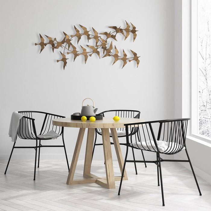 Wallity Sahika Escultura de Pared Metálica Multicolor Wallity Sahika Escultura de Pared Metálica Multicolor